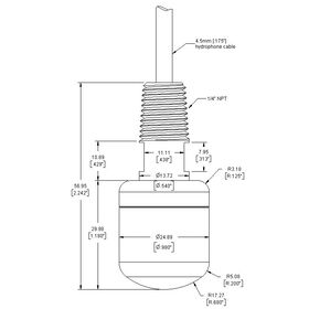 Aquarian Audio H1c/H2c Dimensions