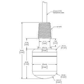 Aquarian Audio H1c/H2c Dimensions
